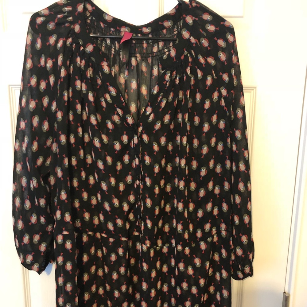 COPY - Chiffon Bird Tunic Top